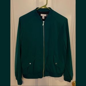 NWOT Susan Graver Bomber Jacket XS